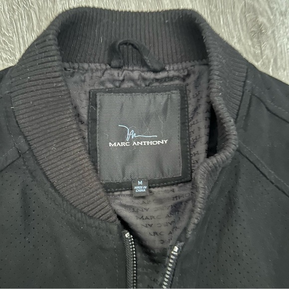 Men’s Marc Anthony Full Zip Black Jacket Size Medium - Picture 3 of 3